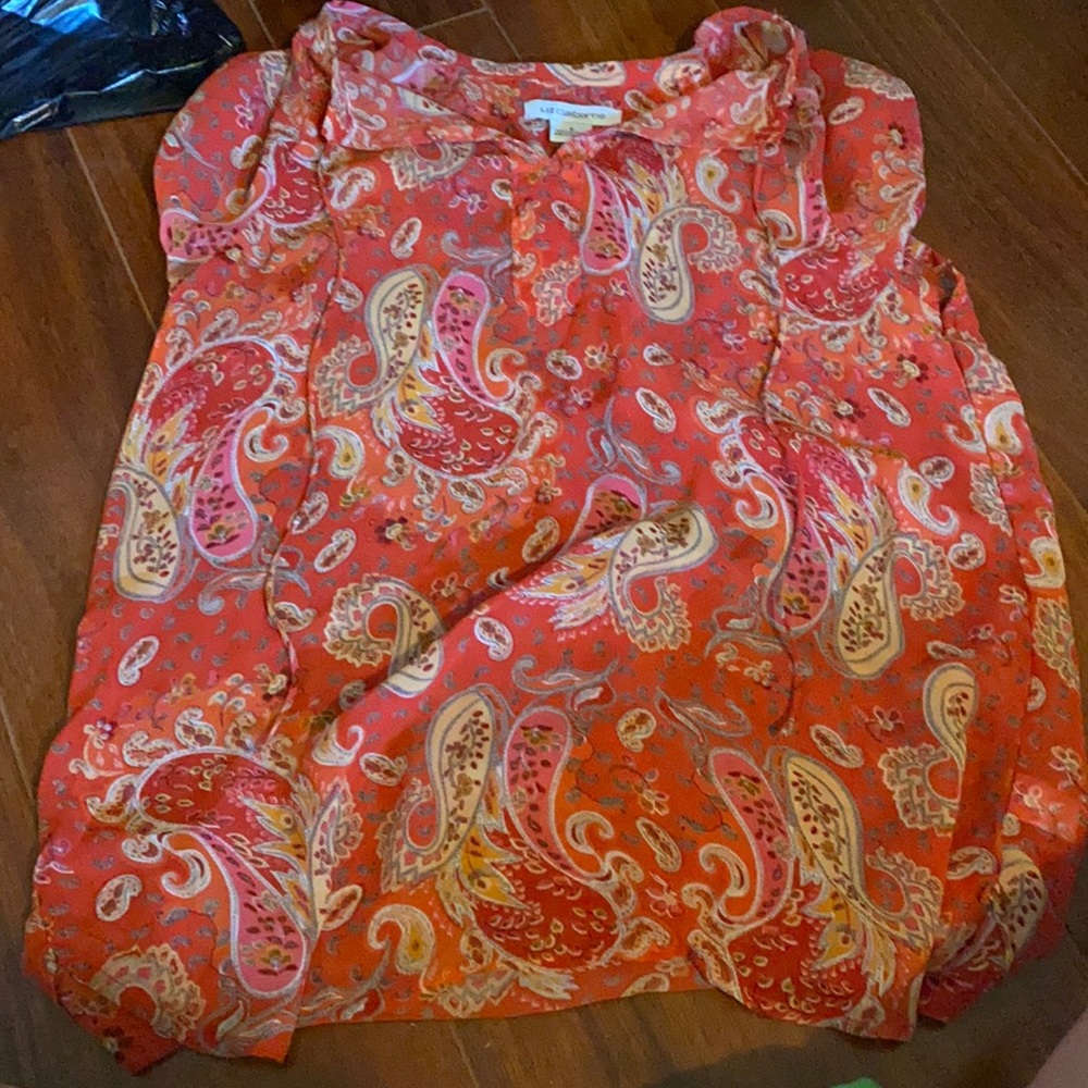 Floral short sleeve shirt